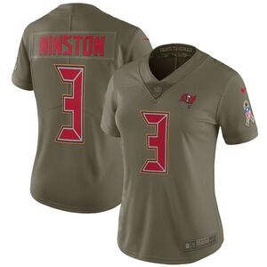 Jameis Winston Tampa Bay Buccaneers NFL Women's Salute to Service Jersey Large